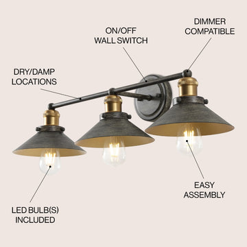 July Metal Shade Sconce